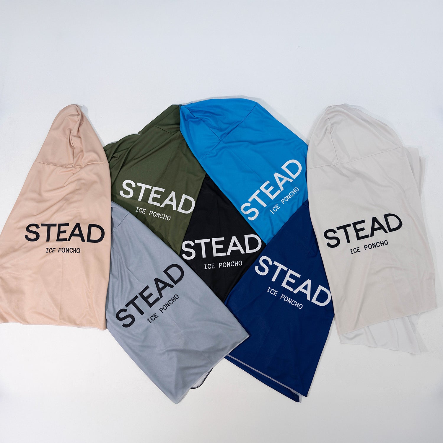 STEAD 冷感アイスポンチョ　新品未開封　スカイブルー 冷感アイスポンチョ（スカイブルー/ホワイトロゴA） – STEAD