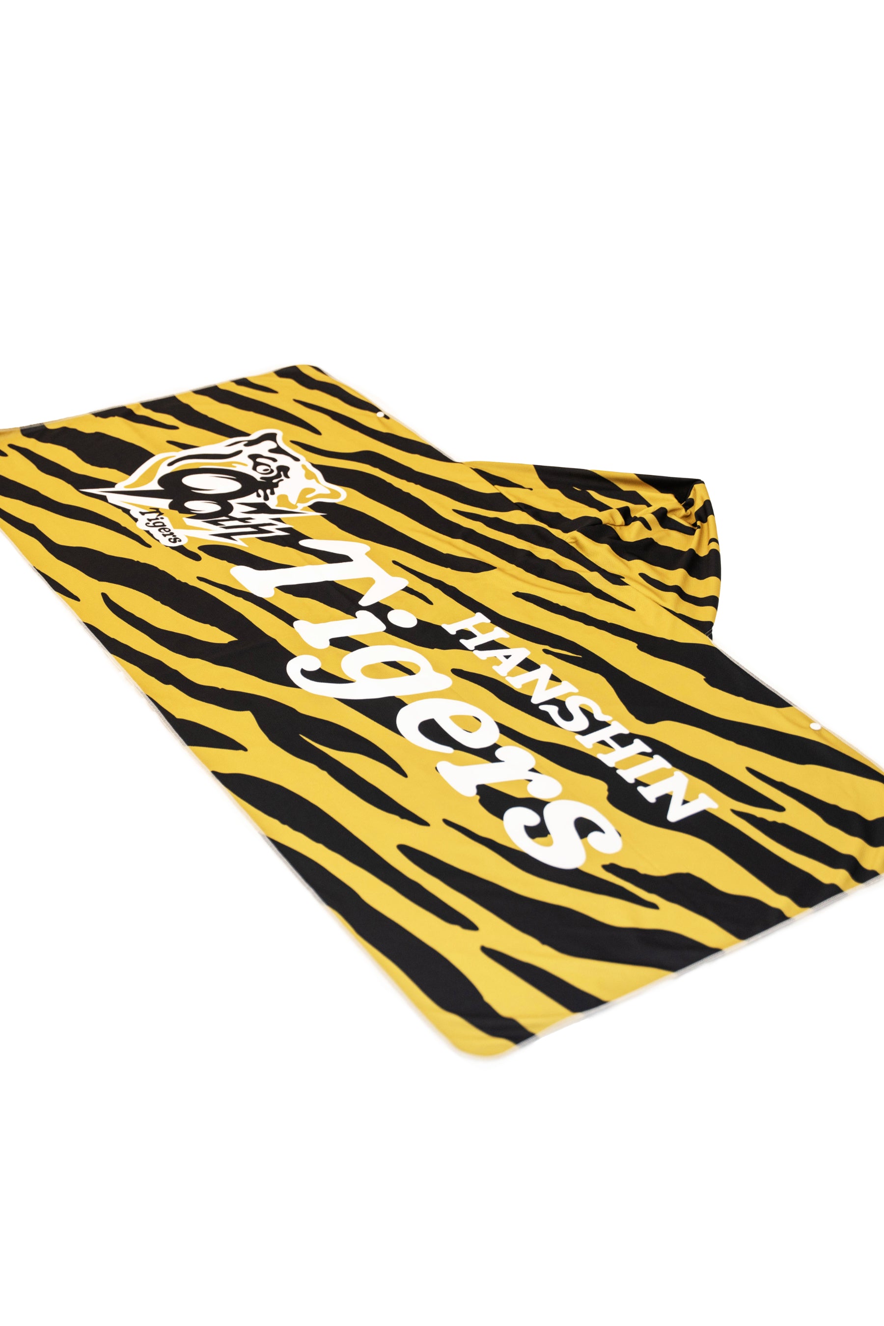 阪神タイガースコラボ】冷感アイスポンチョ 虎柄(イエロー×ブラック