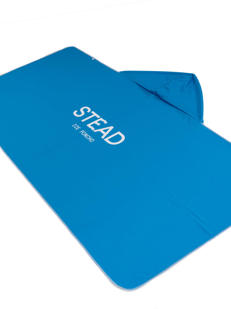 即日発送可！値下げ可！冷感アイスポンチョ【スカイブルー／STEAD】 冷感アイスポンチョ(スカイブルー)【※8月上旬発送】 – STEAD