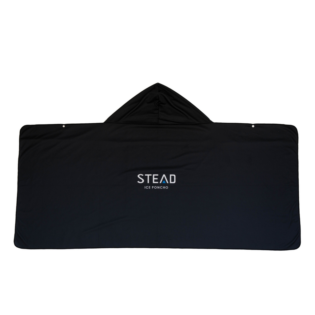 新品未開封品 STEAD 冷感アイスポンチョ 2枚セット ブラック ネイビー NEWネイビー【送料込み】ice poncho / 冷感アイスポンチョ【※8月
